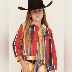 ✨ Wrangler x Lainey Wilson Girls Medium Rodeo Ben Stripe Jacket ✨